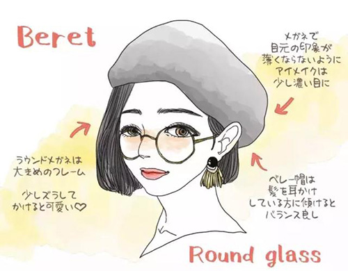 接地氣的小仙女一定要看看！冬天佩戴上帽子和眼鏡